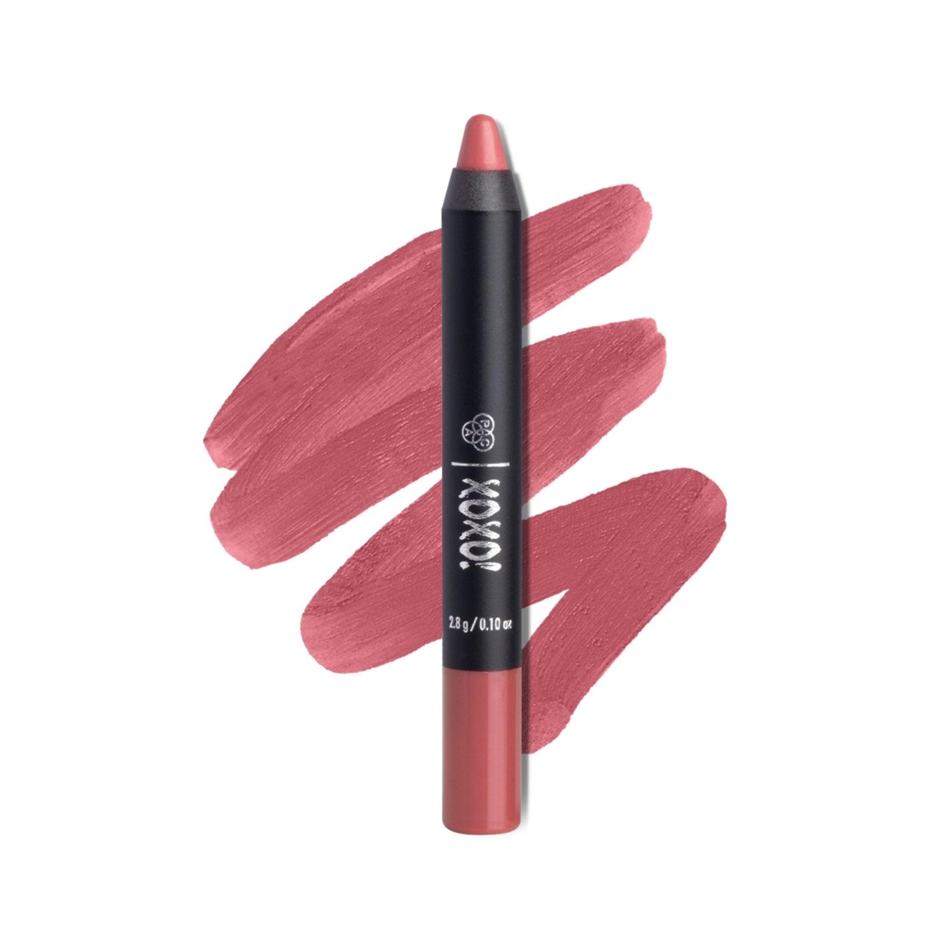 PAC XOXO Lip Crayon - Highly Pigmented, One Swipe Payoff, Comfortable Matte, 12 Wear - Soulmate