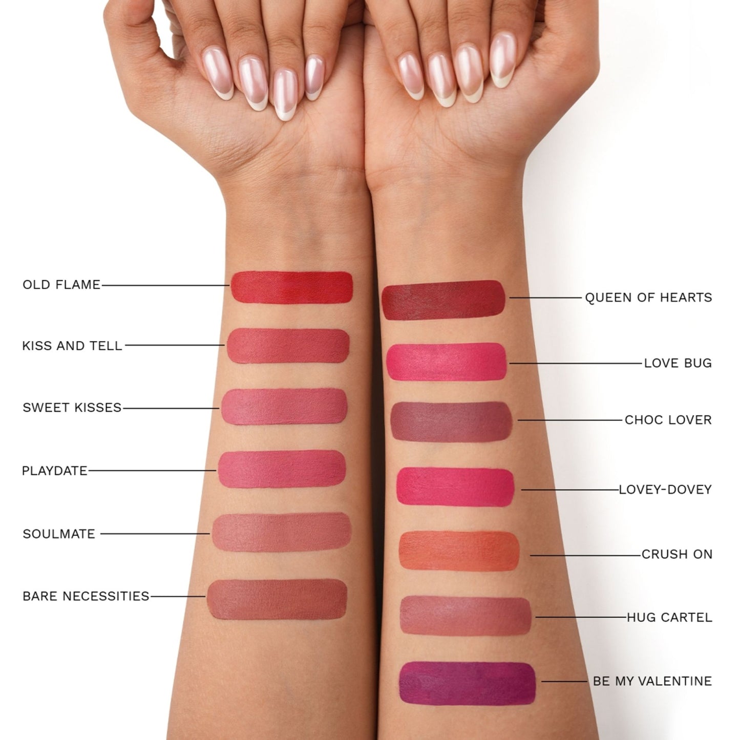PAC XOXO Lip Crayon - Highly Pigmented, One Swipe Payoff, Comfortable Matte, 12 Wear - Bare Necessities