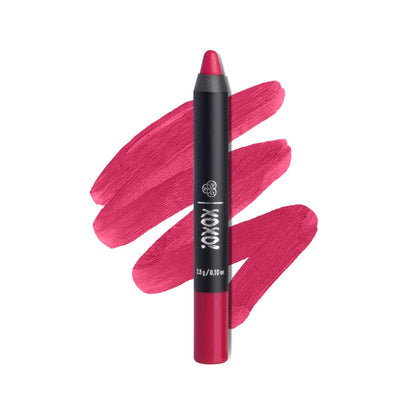 PAC XOXO Lip Crayon - Highly Pigmented, One Swipe Payoff, Comfortable Matte, 12 Wear - Lovey Dovey