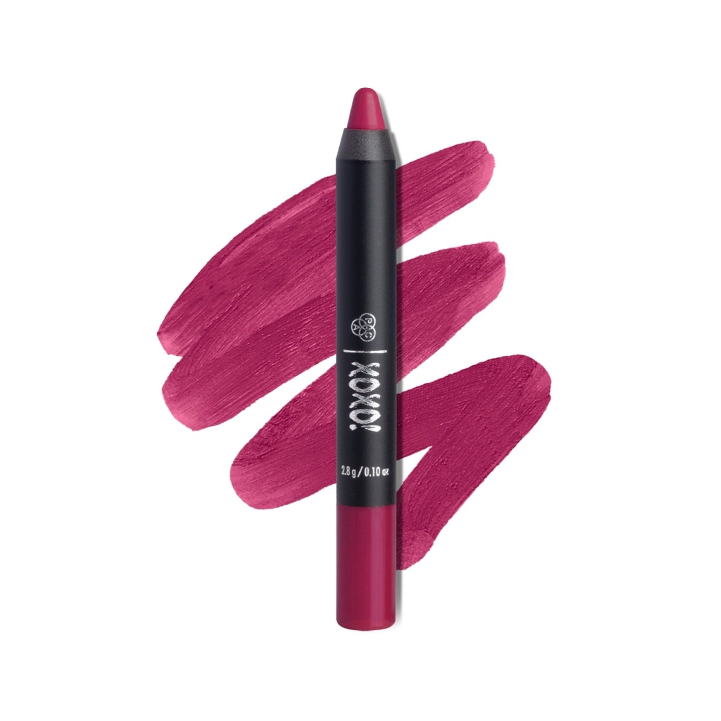 PAC XOXO Lip Crayon - Highly Pigmented, One Swipe Payoff, Comfortable Matte, 12 Wear - Be My Valentine