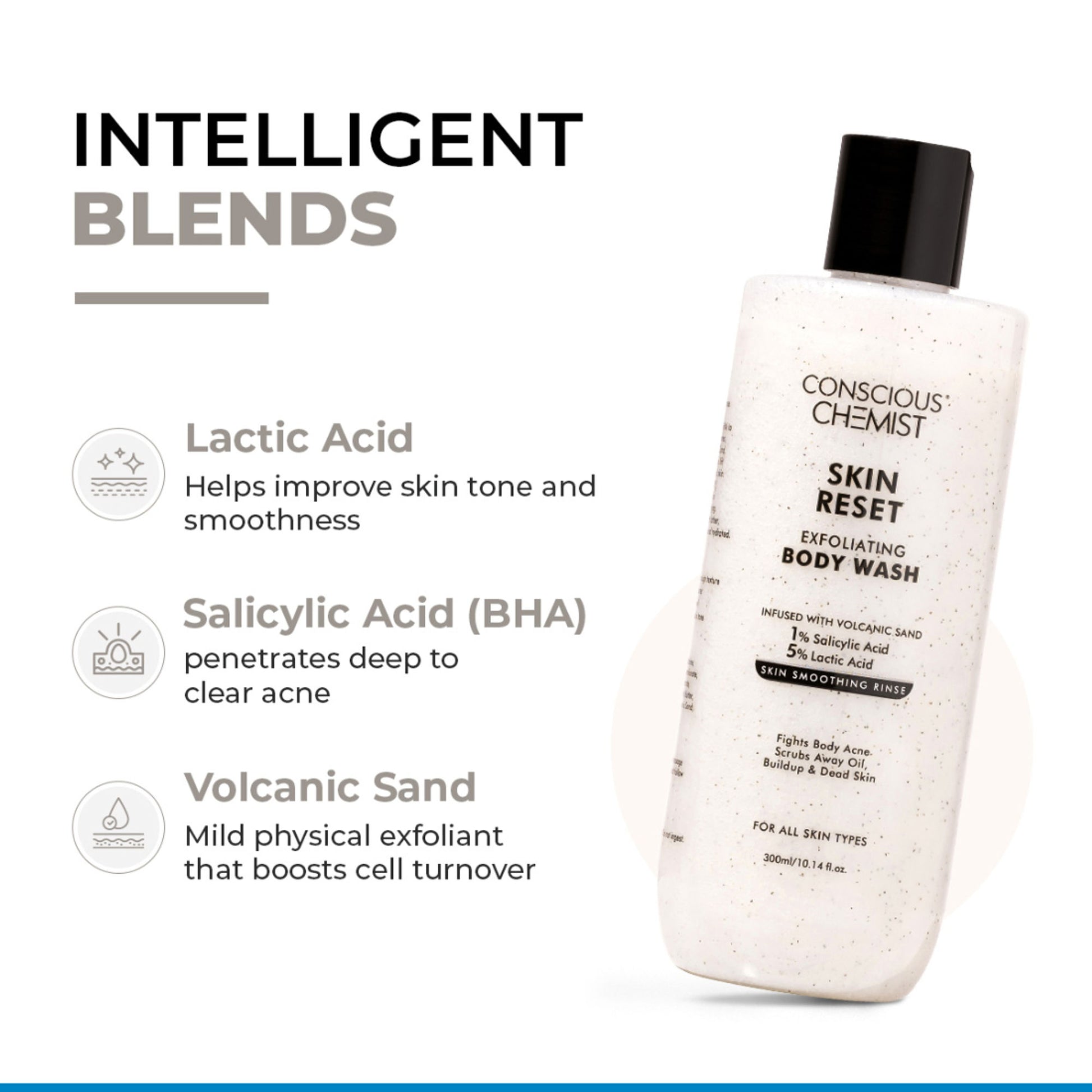 Conscious Chemist Skin Reset Exfoliating Bodywash