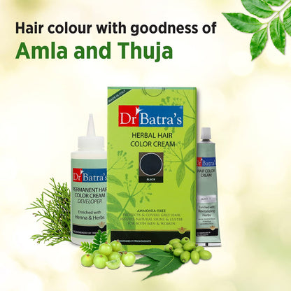 Dr.Batra's Herbal Hair Color Cream - Black
