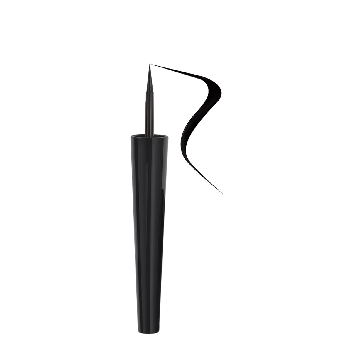 MAKE UP FOR EVER Aqua Resist Color Ink in Charcoal, waterproof makeup pen with rich black ink and precise applicator.