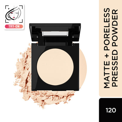 Maybelline New York Fit Me Matte + Poreless Pressed Powder, Lightweight - 110 Porcelain - 120 Classic Ivory