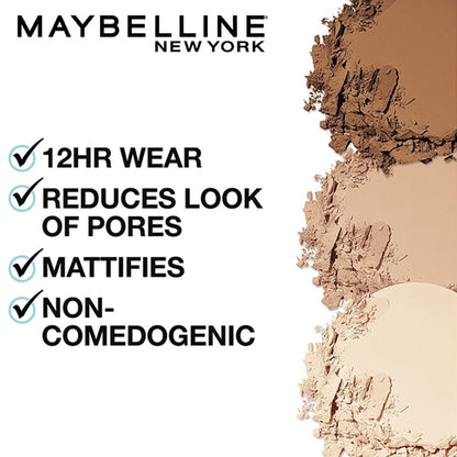 Maybelline New York Fit Me Matte + Poreless Pressed Powder, Lightweight - 110 Porcelain - 120 Classic Ivory