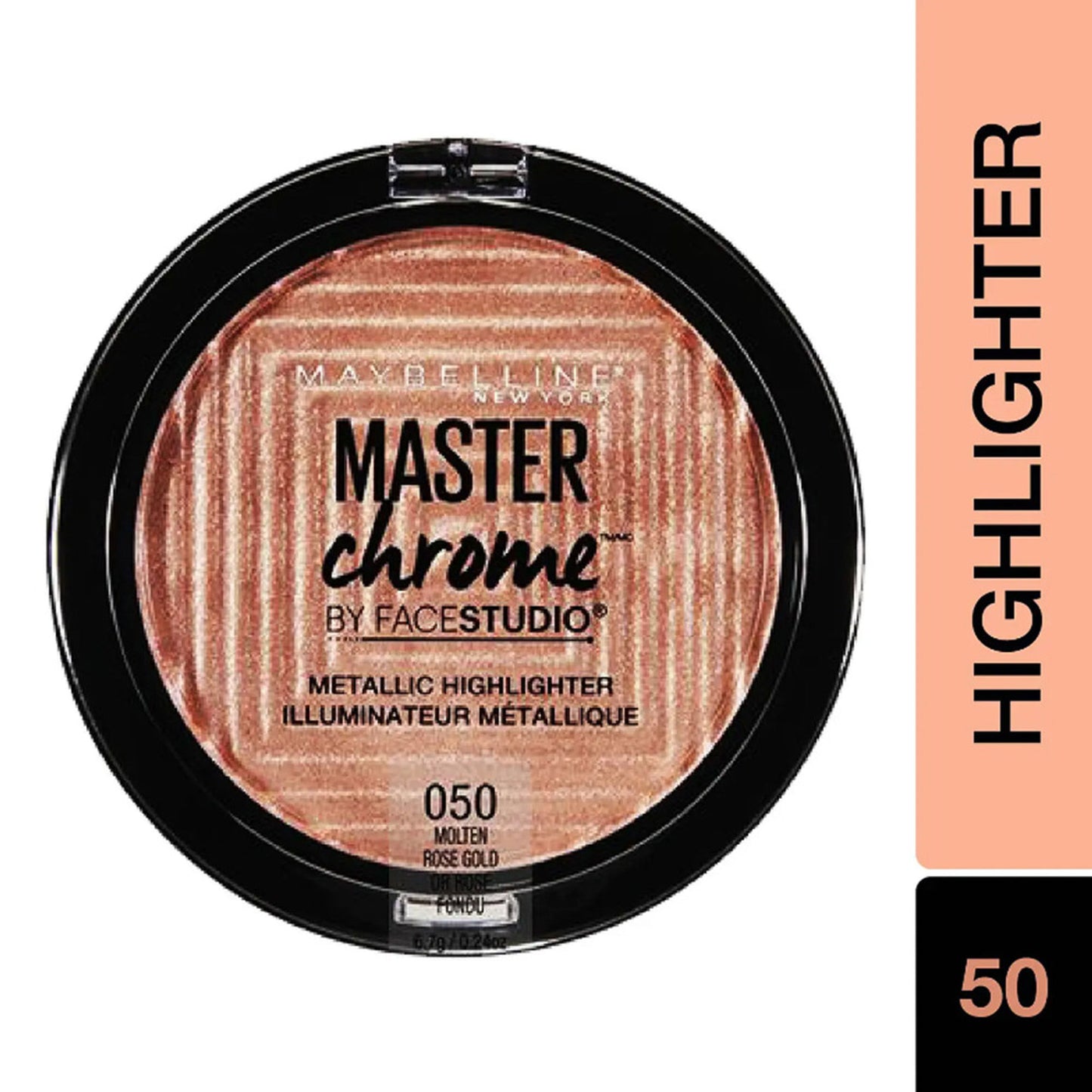 Maybelline New York Face Studio Master Chrome Metallic Highlighter - Molten Rose Gold