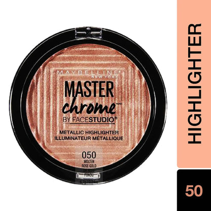 Maybelline New York Face Studio Master Chrome Metallic Highlighter - Molten Rose Gold