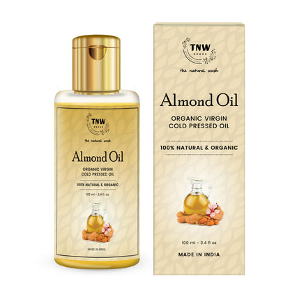 TNW The Natural Wash Pure Almond Oil Badam Rogan For Glowing Face & Body And Healthy Hair