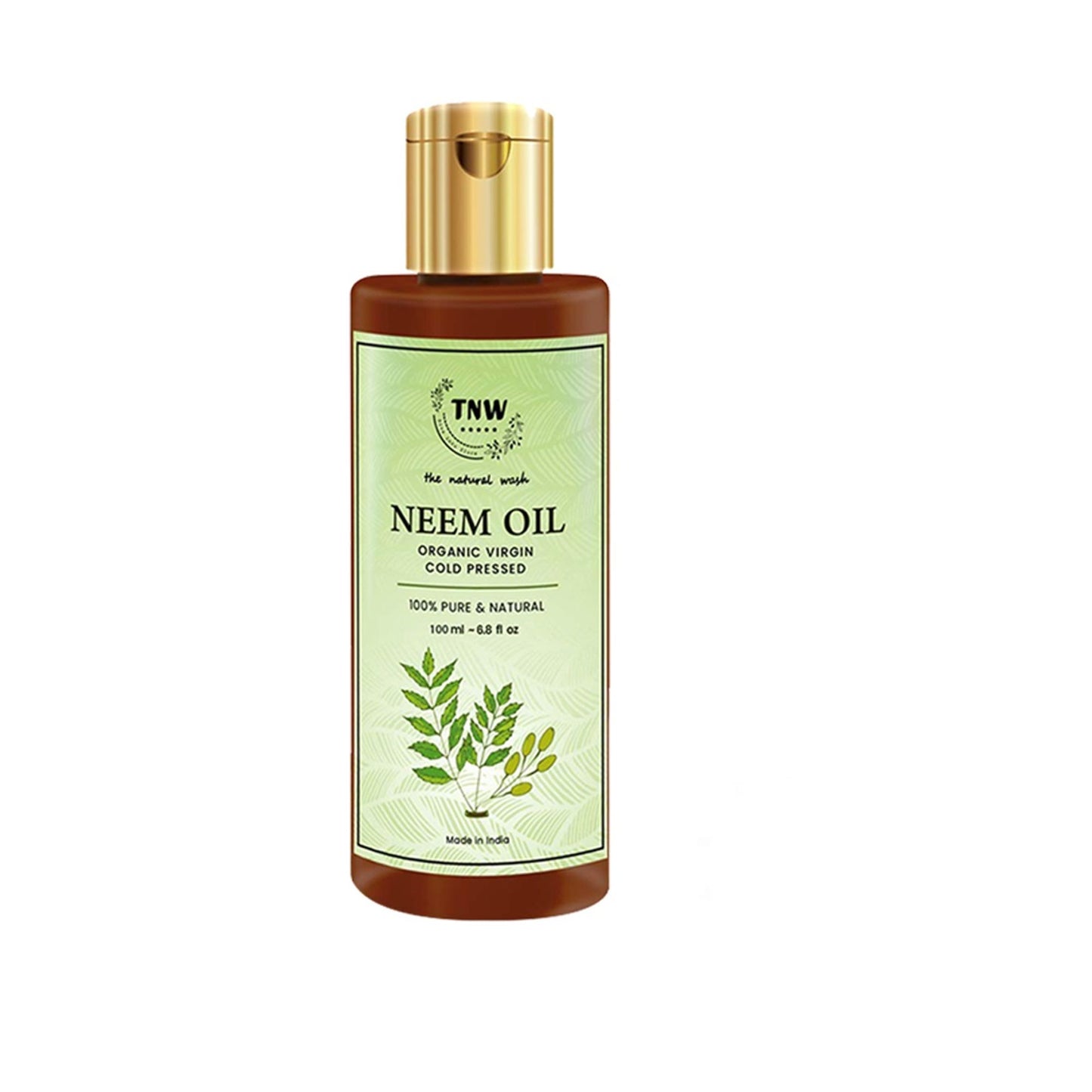 TNW The Natural Wash Pure Neem Oil For Hair & Skin - Controls Acne & Dandruff
