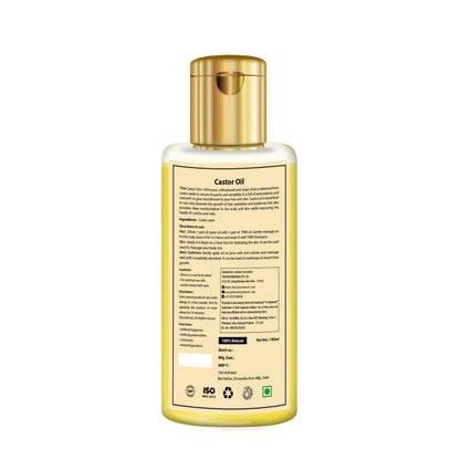 TNW The Natural Wash Pure Cold Pressed Castor Oil For Healthy Hair, Skin & Nail Growth