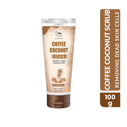 TNW The Natural Wash Deep Exfoliating Coffee & Coconut Face & Body Scrub For Glowing Skin