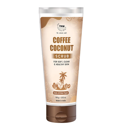 TNW The Natural Wash Deep Exfoliating Coffee & Coconut Face & Body Scrub For Glowing Skin