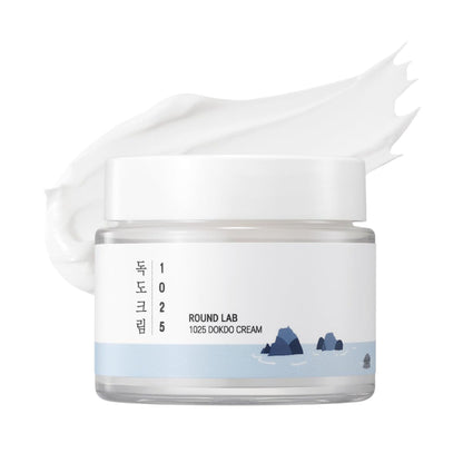 Round Lab 1025 Dokdo Light Cream, Lightweight Soothing Moisturizer