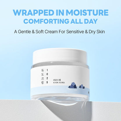 Round Lab 1025 Dokdo Light Cream, Lightweight Soothing Moisturizer