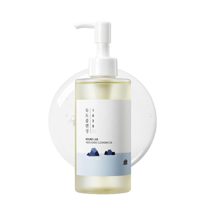 Round Lab 1025 Dokdo Cleansing Oil, Alcohol-Free Oil Cleanser for Blackheads