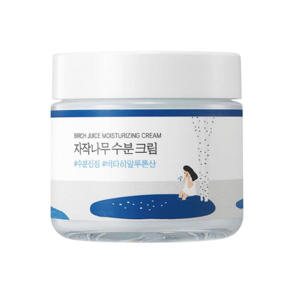 Round Lab Birch Juice Moisturizing Cream, Deep Hydration with Hyaluronic Acid