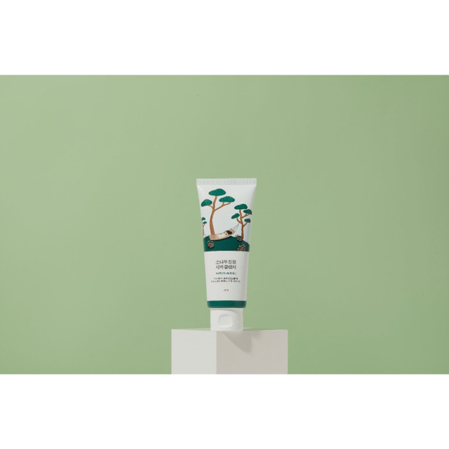 Round Lab Pine Calming Cica Cleanser, Gentle Foam Cleanser for Acne-Prone Skin