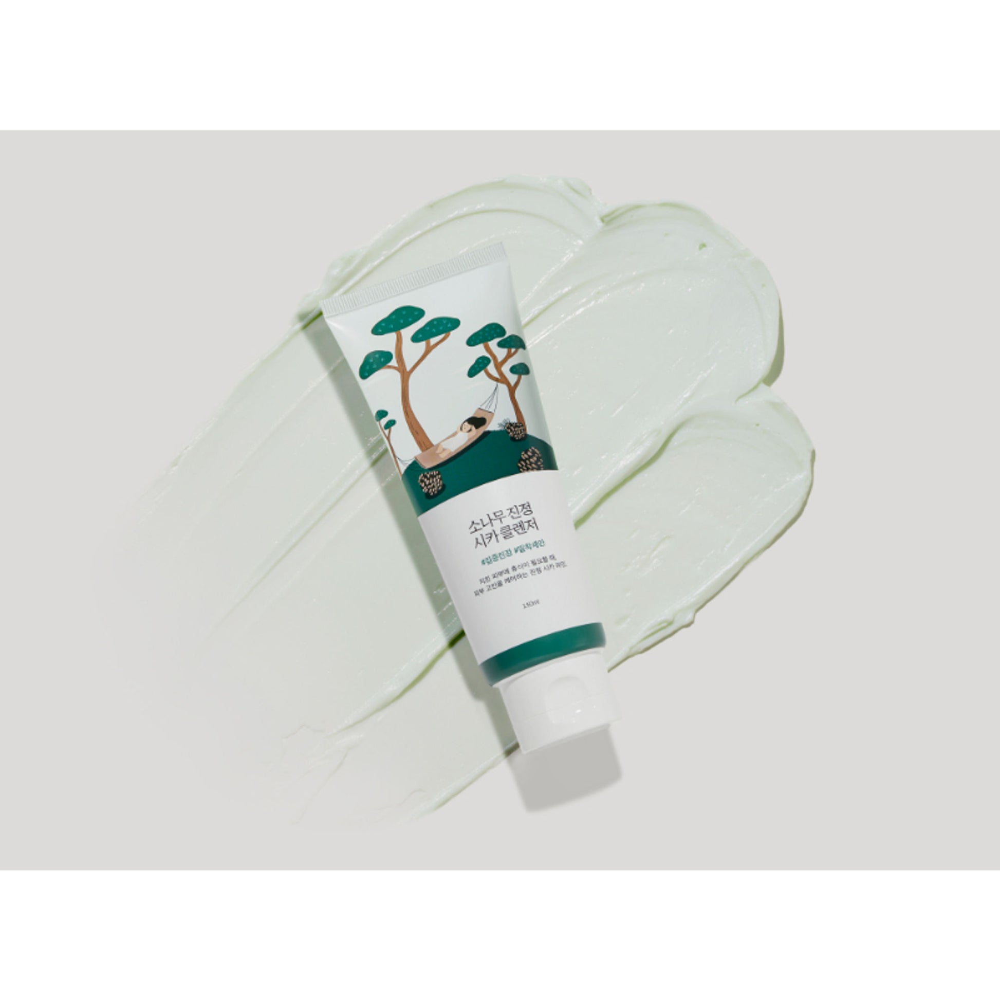 Round Lab Pine Calming Cica Cleanser, Gentle Foam Cleanser for Acne-Prone Skin