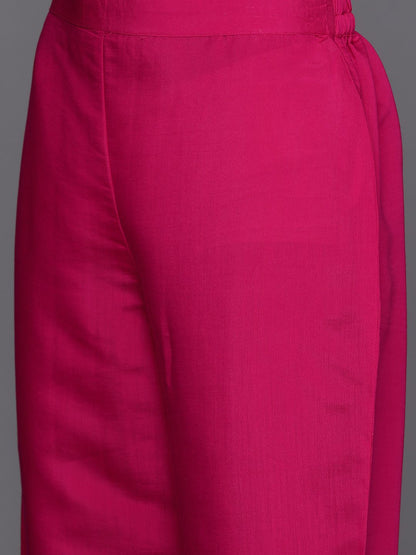Dhiyona IE Women Ethnic Motifs Yoke Design Regular Sequinned Kurta with Trousers & Dupatta
