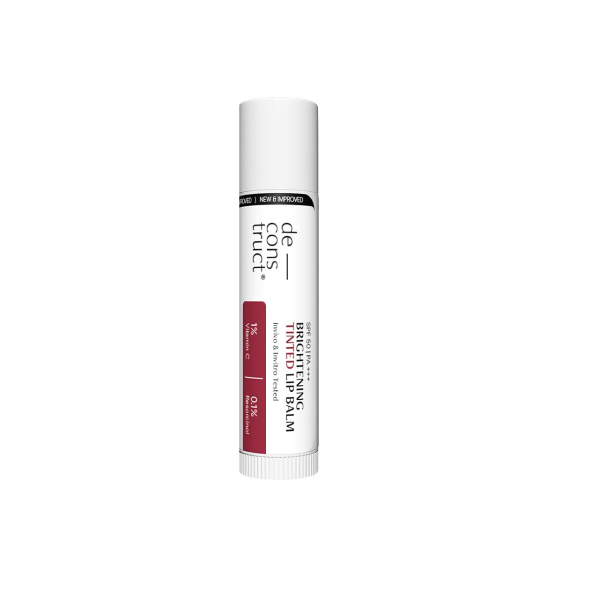 Deconstruct Brightening Tinted Lip Balm SPF 50, Moisturizes & Brightens
