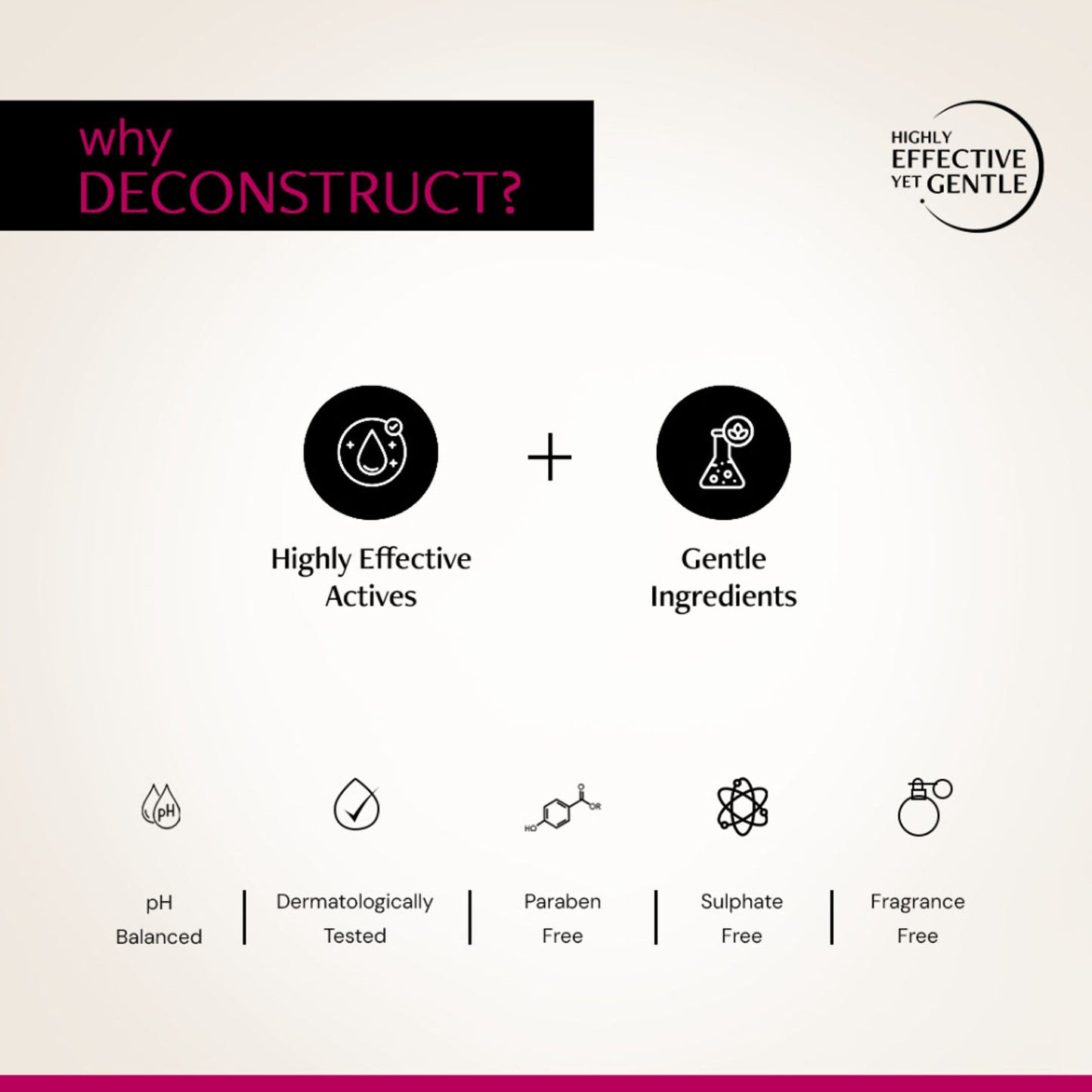 Deconstruct Brightening Tinted Lip Balm SPF 50, Moisturizes & Brightens