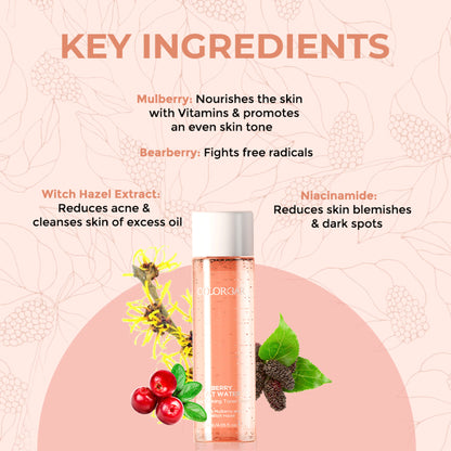 Colorbar Berry Fat Water Pore Refining Toner Serum