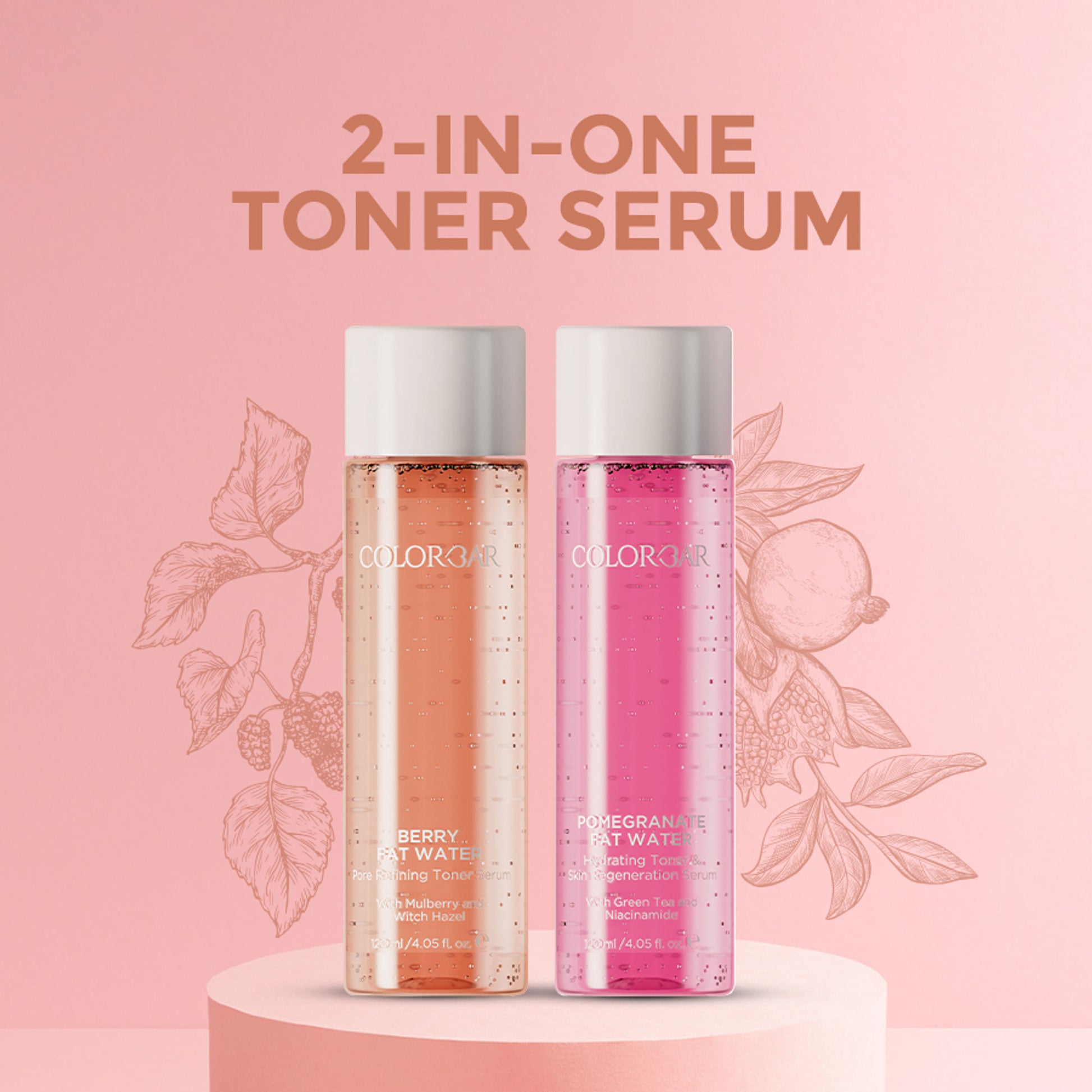 Colorbar Berry Fat Water Pore Refining Toner Serum