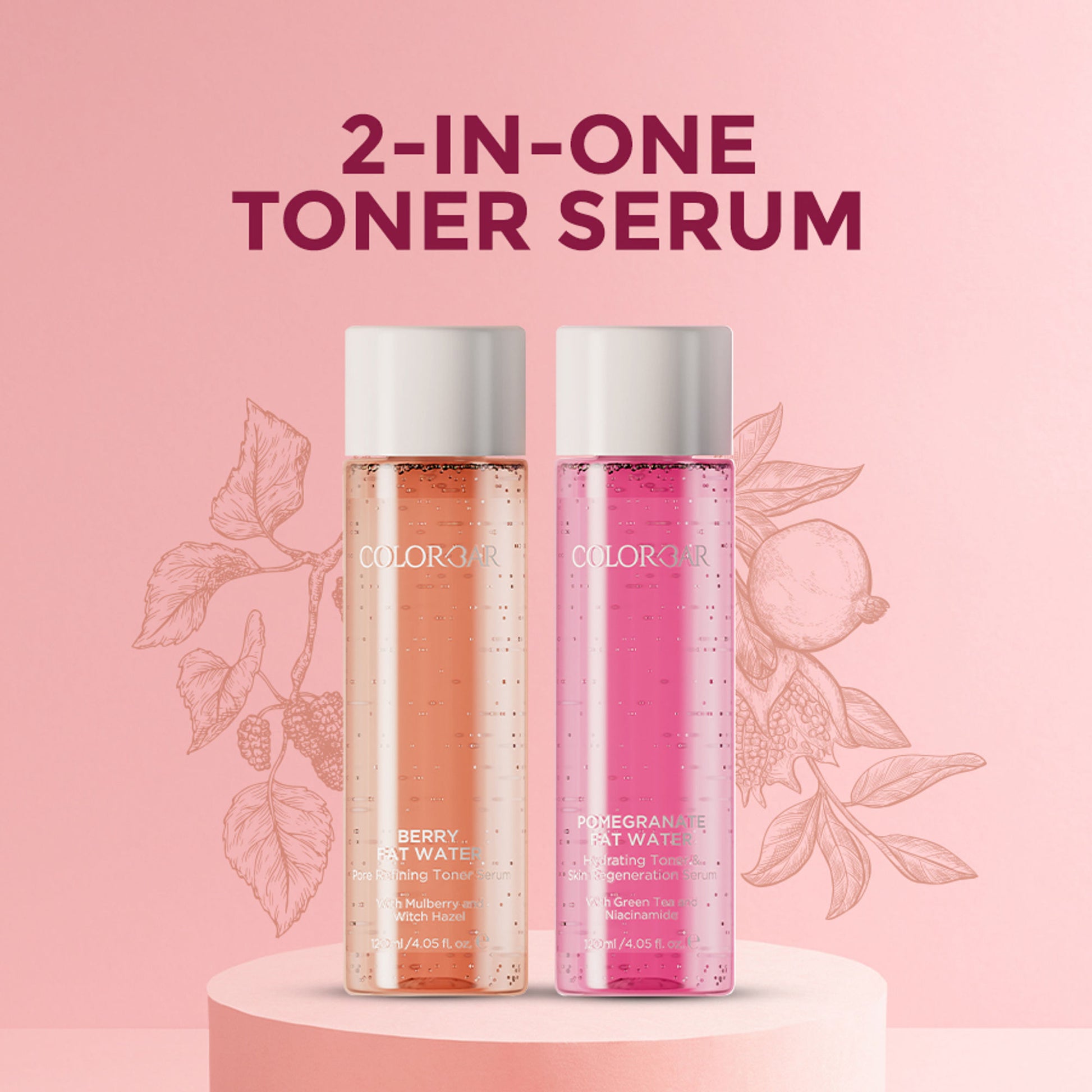 Colorbar Pomegranate Fat Water Pore Refining Toner Serum