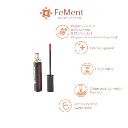 FeMent Clean Matte Liquid Lipstick - Vibe