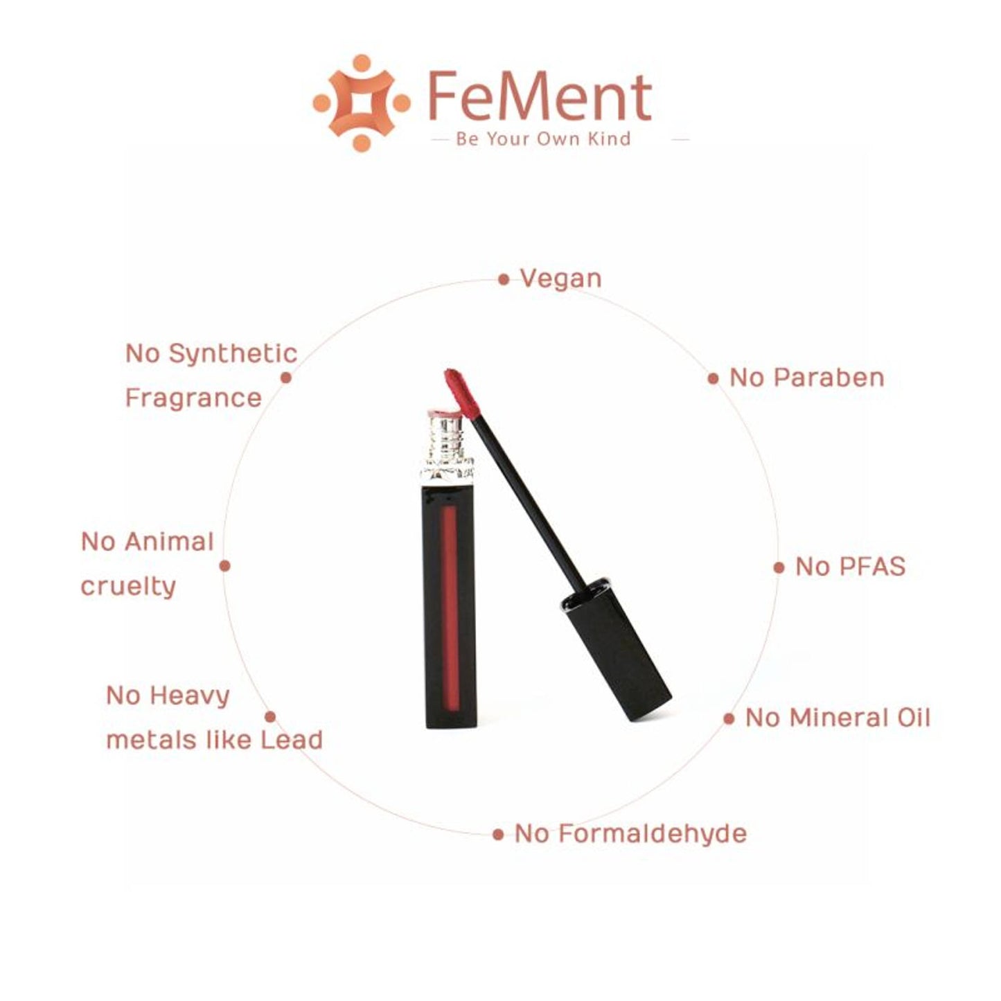 FeMent Clean Matte Liquid Lipstick - Lit