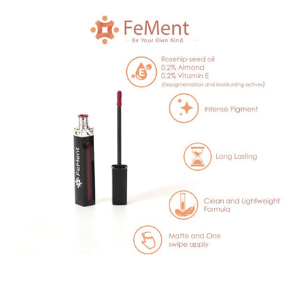 FeMent Clean Matte Liquid Lipstick - Chill
