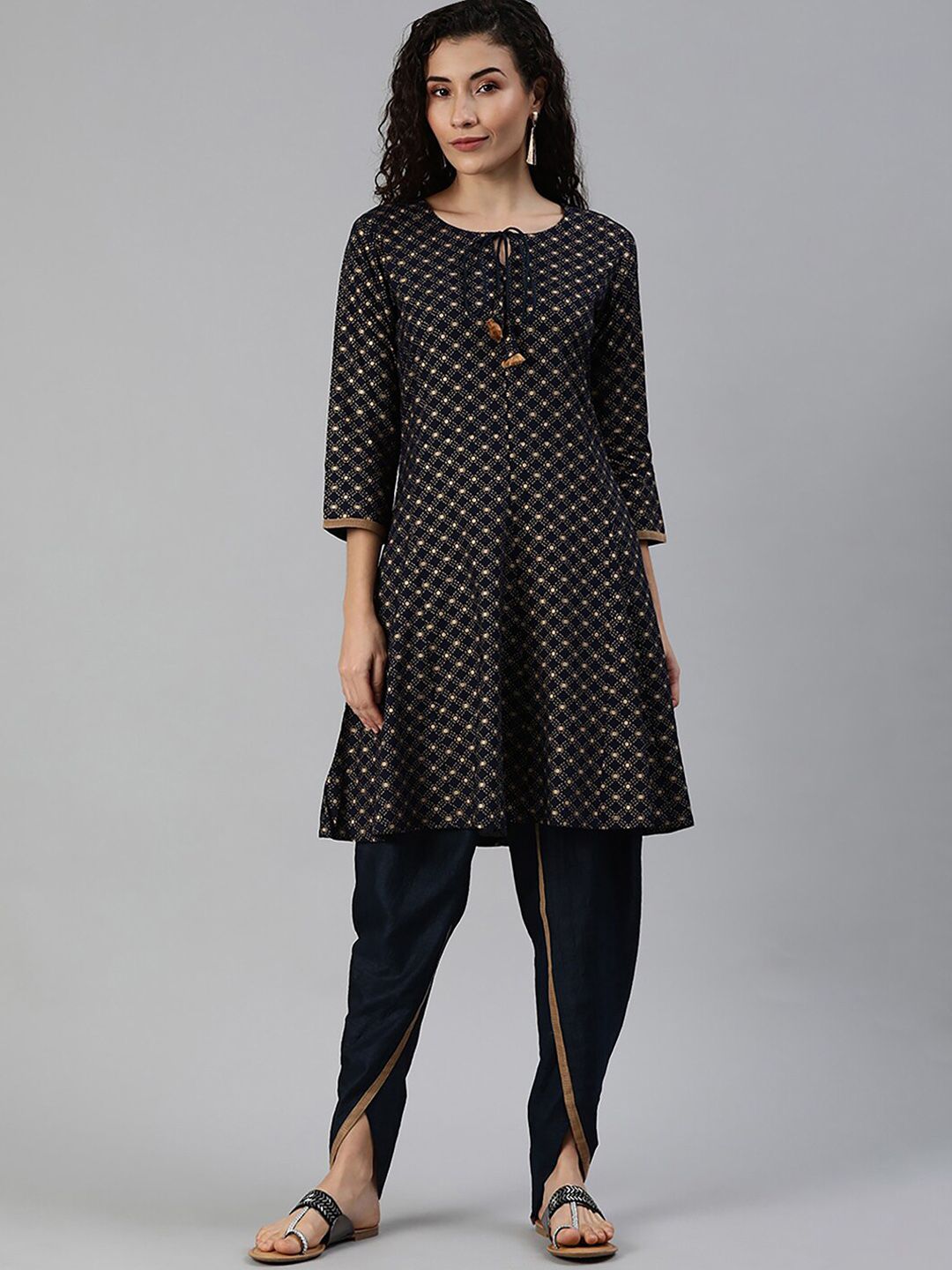 Dhiyona IE Women Kurta with Dhoti Pants