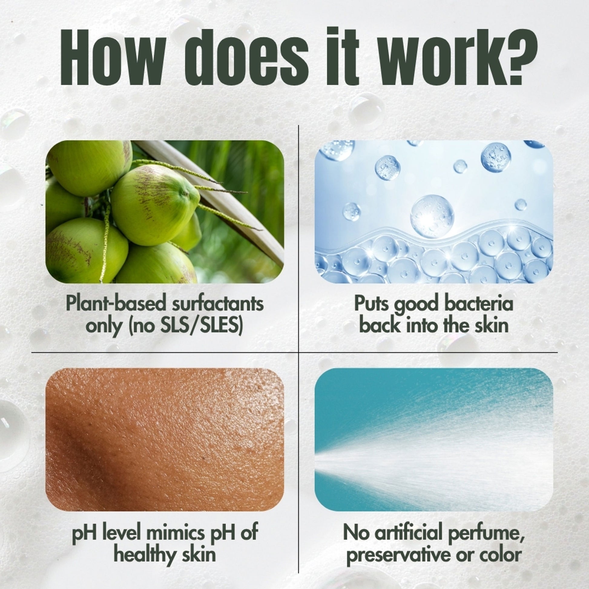 Hibiscus Monkey Probiotics Body Wash, For Skin Biome & Sensitive Skin, pH Balanced, Dermat-tested