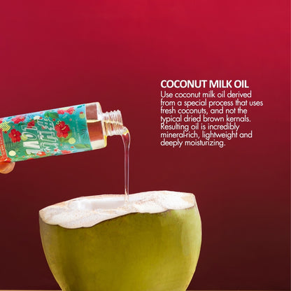 Hibiscus Monkey HM Love Scalp & Hair Oil with Fresh Hibiscus, 100% Natural for Regrowth, Anti-Frizz