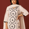 Dhiyona IE Women Floral Embroidered Kurta with Trousers & Dupatta