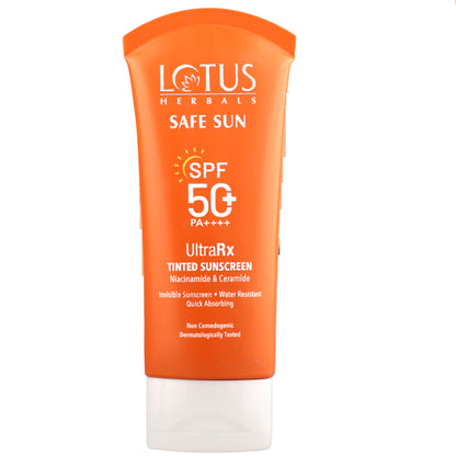 Lotus Herbals Safesun Ultrarx UV/Blue Filters Tinted Sunscreen SPF 50+ PA++++