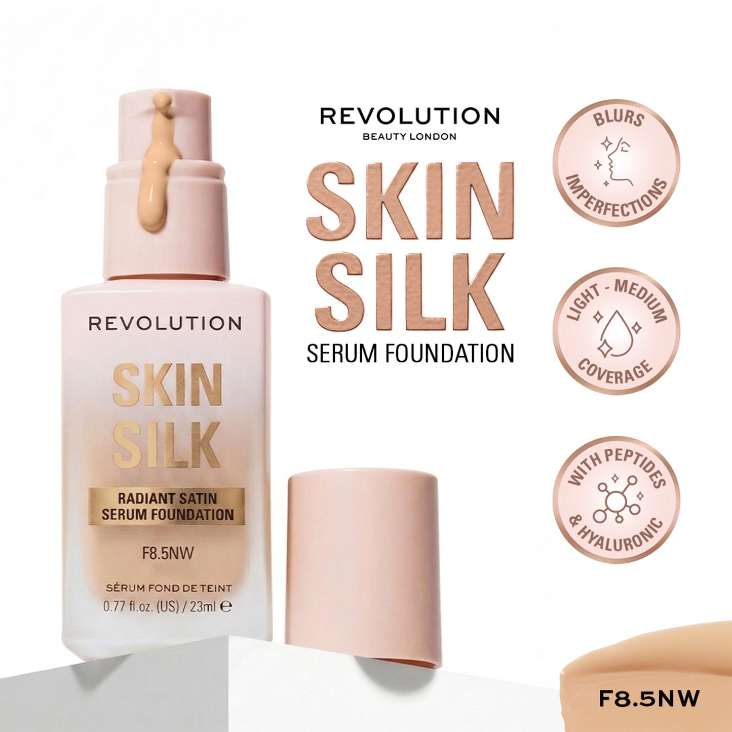 Makeup Revolution SSS Foundation - F8.5 W