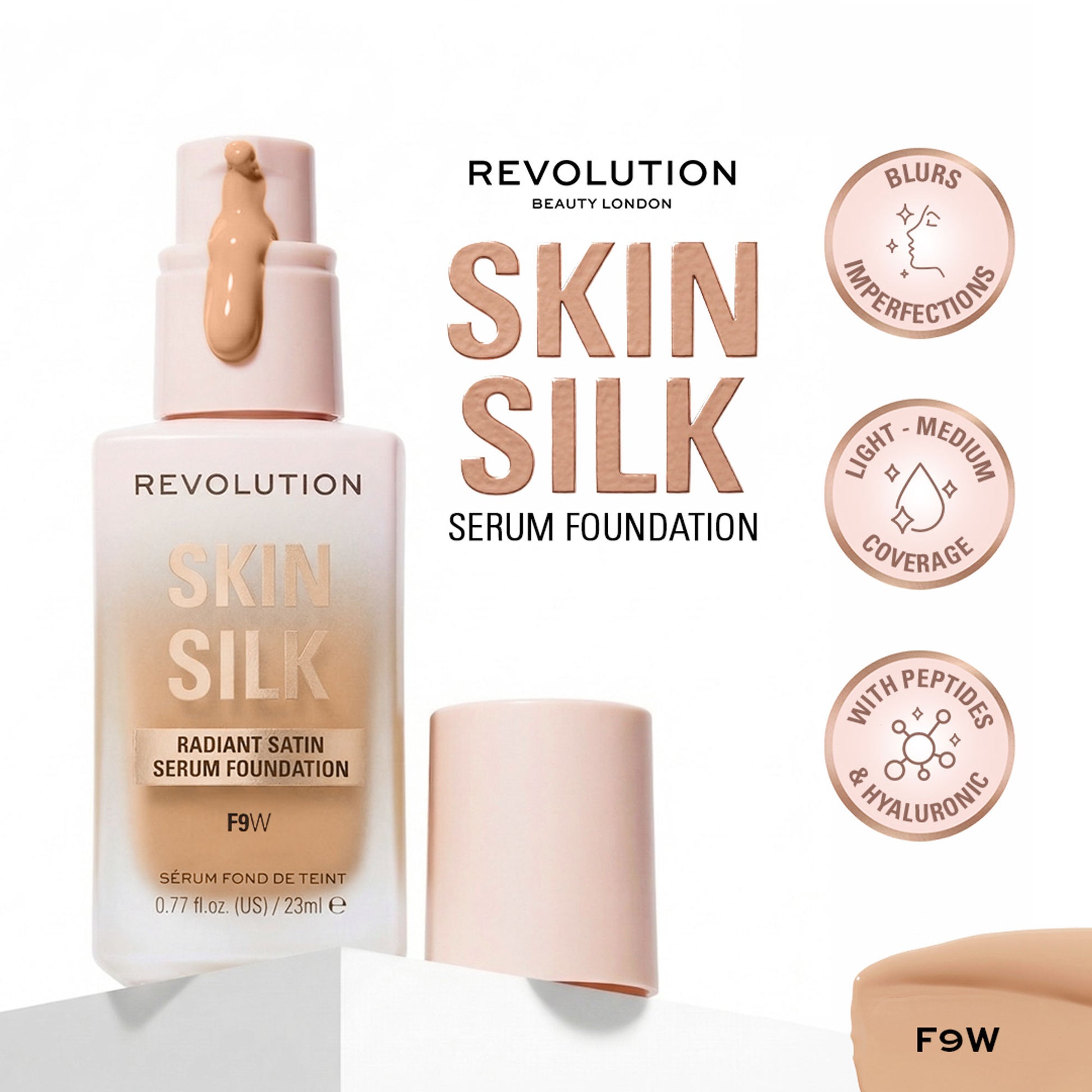 Makeup Revolution SSS Foundation - F9 W