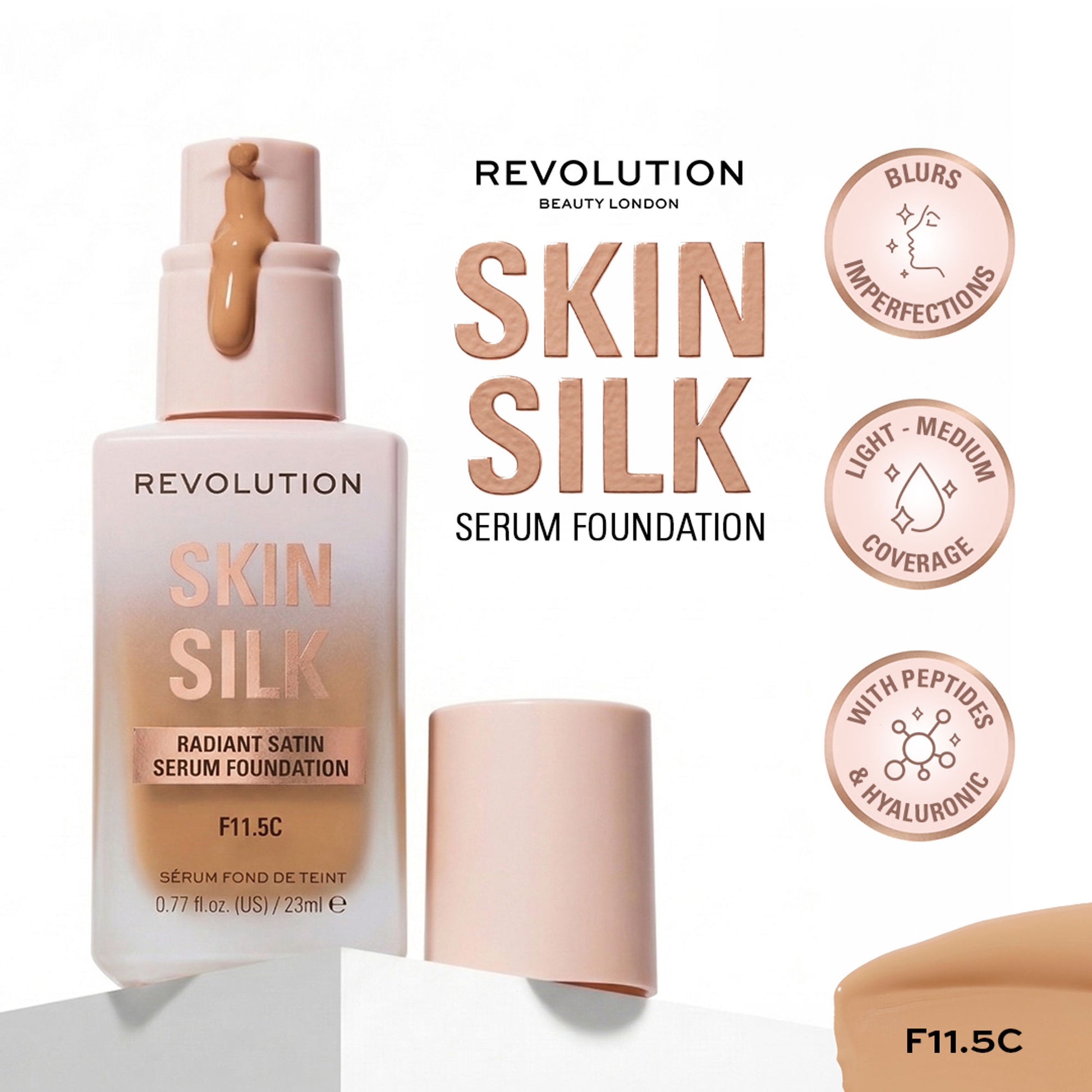 Makeup Revolution SSS Foundation - F11.5 C