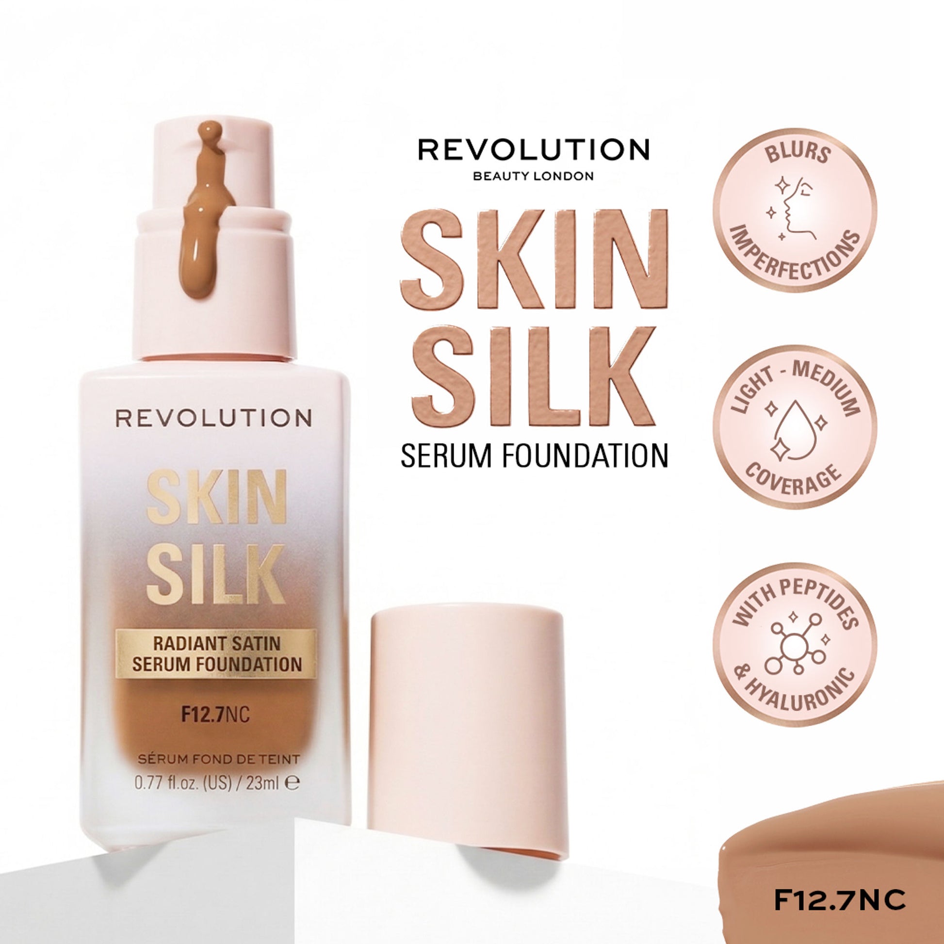Makeup Revolution SSS Foundation - F12.7 NC