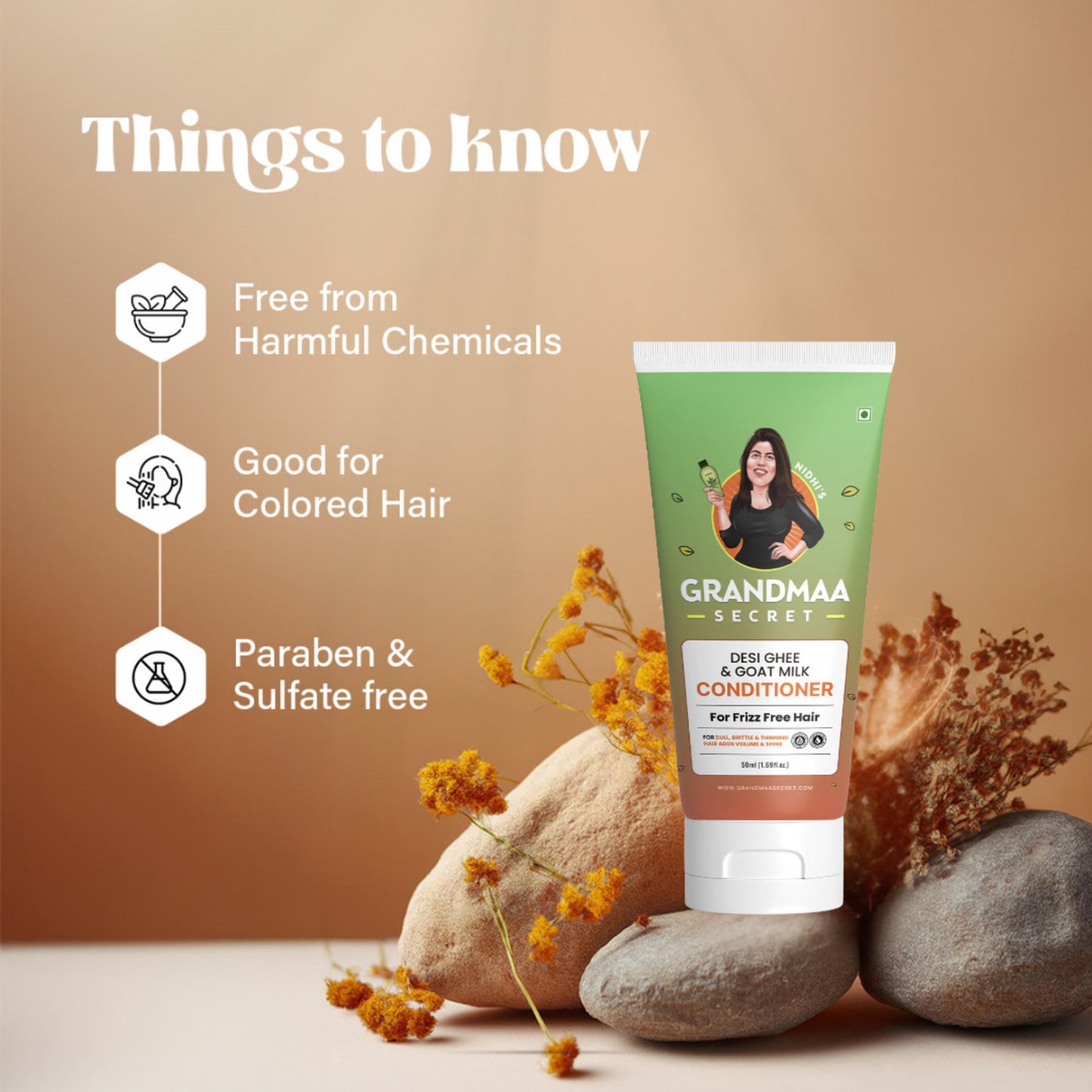 NIDHI'S GRANDMAA SECRET Desi Ghee And Goat Milk Conditioner