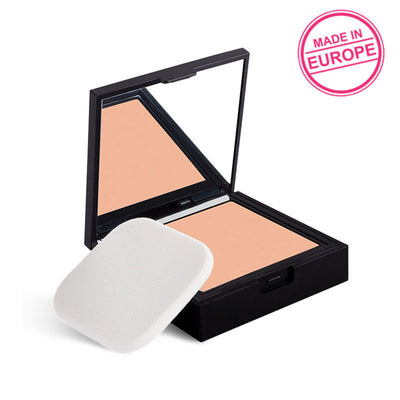 Nykaa Cosmetics SKINgenius Skin Perfecting & Hydrating Matte Powder Compact - Warm Honey 03
