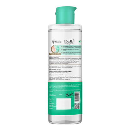 Lacto Calamine Micellar Cleansing Water,Removes Makeup & Clears Skin With Aloe Vera & Green Tea