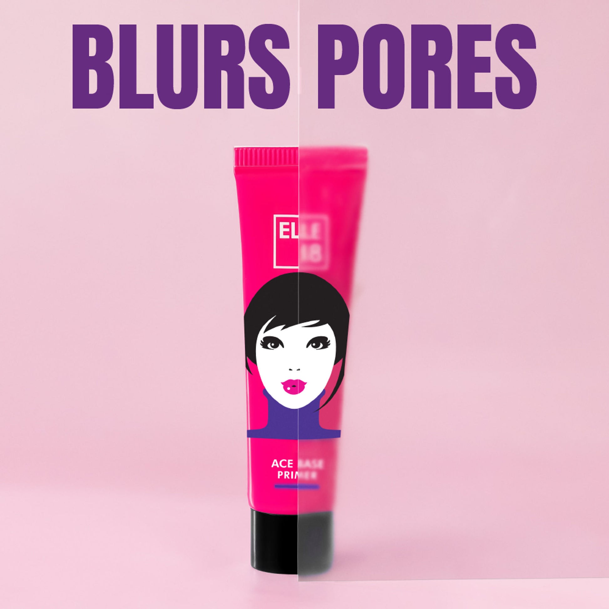 Elle 18 Ace Base Face Primer With Vitamin E, Lightweight & Water resistant