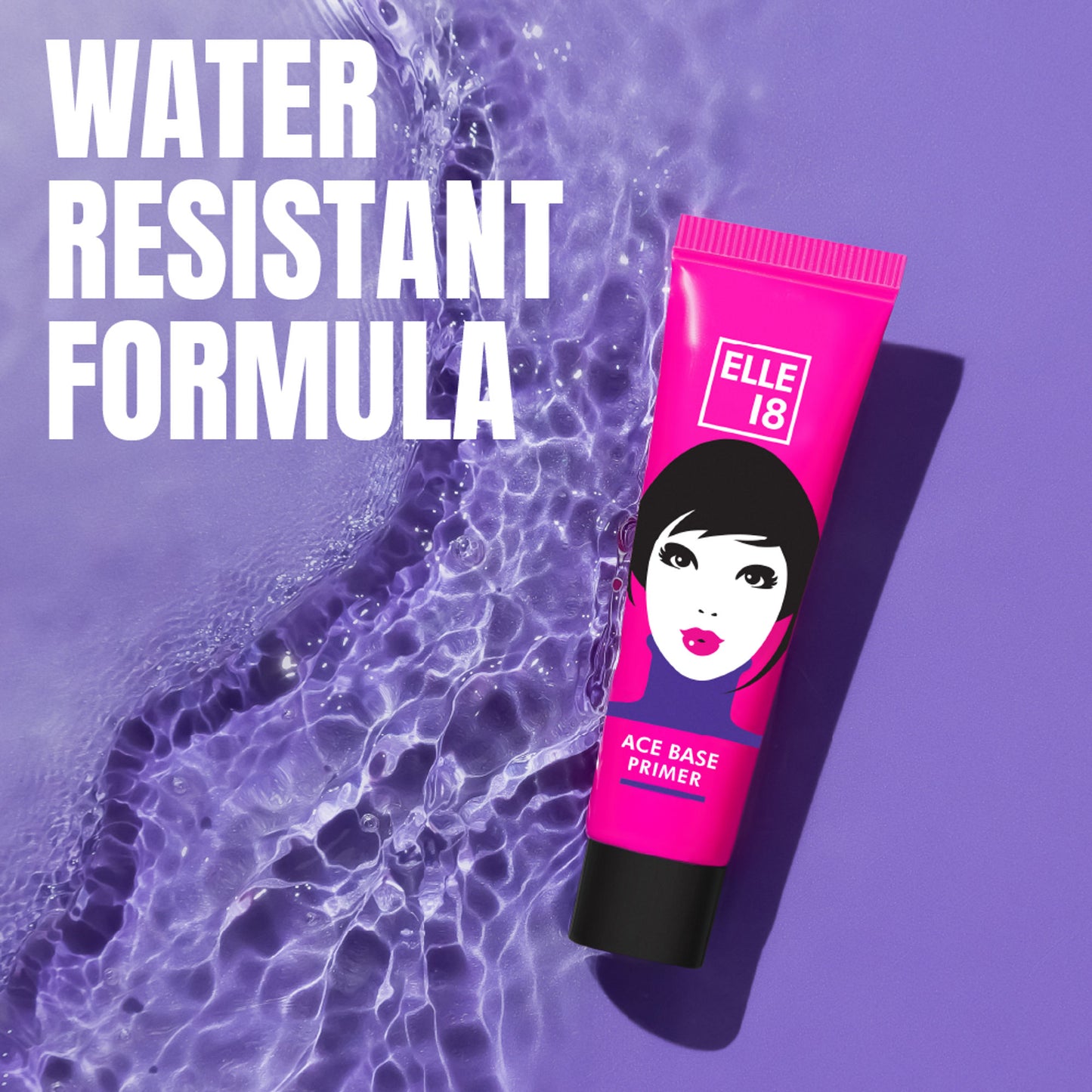 Elle 18 Ace Base Face Primer With Vitamin E, Lightweight & Water resistant