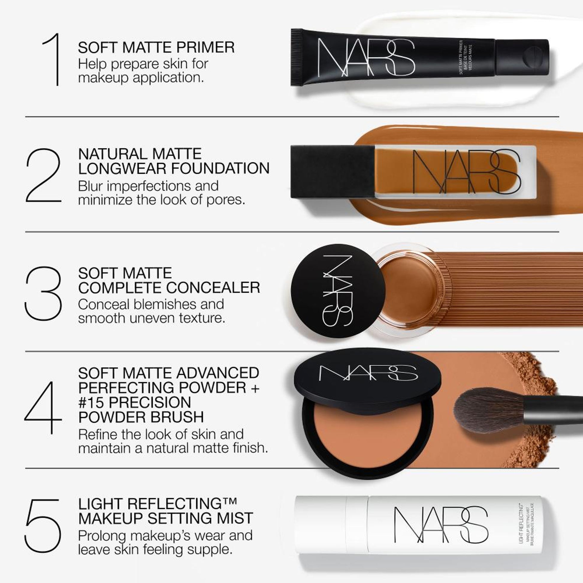 NARS Natural Matte Longwear Foundation - Salzburg