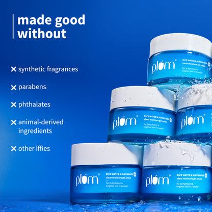 Plum 2% Niacinamide & Rice Water Brightening Gel Cream