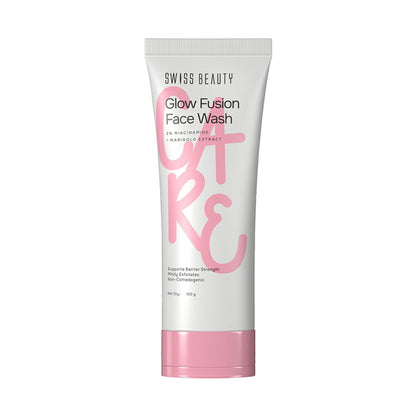 Swiss Beauty Care Glow Fusion Face Wash - 2% Niacinamide & Marigold Extract