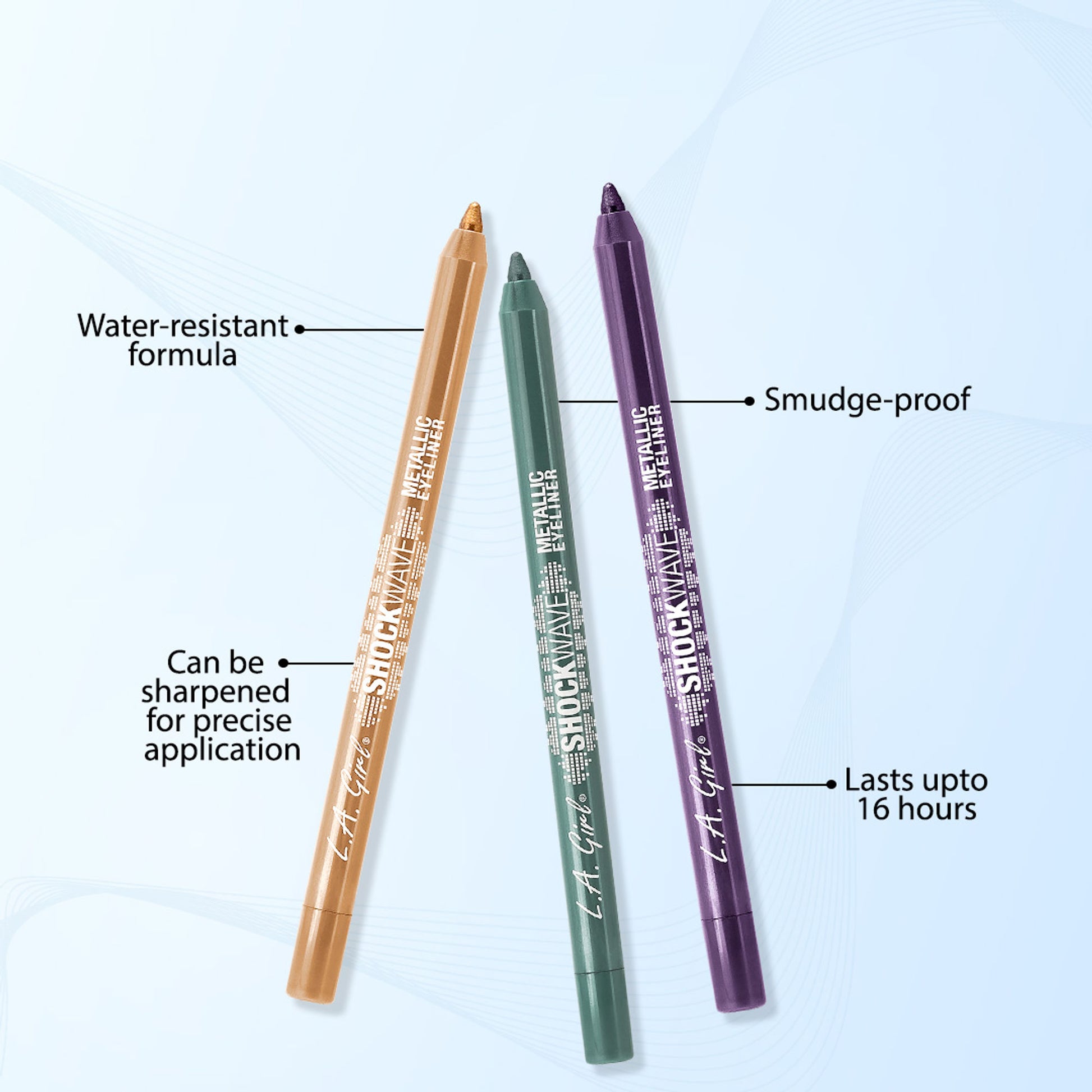 L.A. Girl Shockwave Metallic Eye Liner - Penny