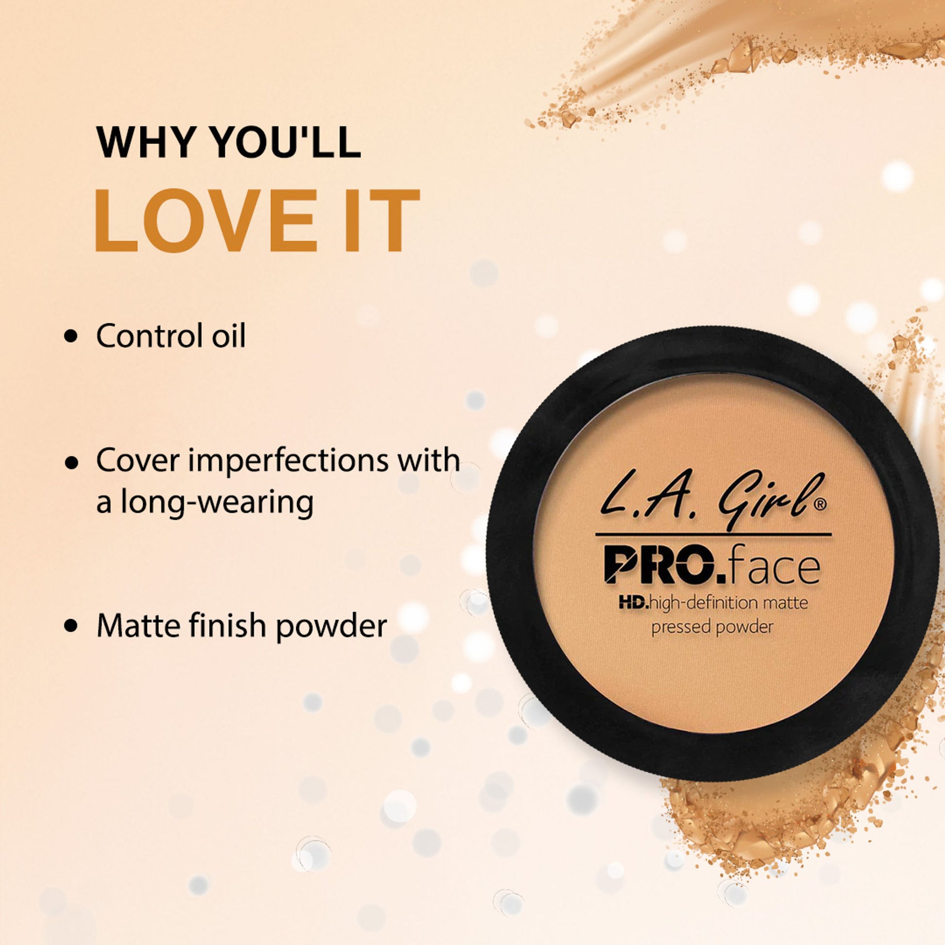 L.A. Girl HD Pro Face Pressed Powder - Classic Tan